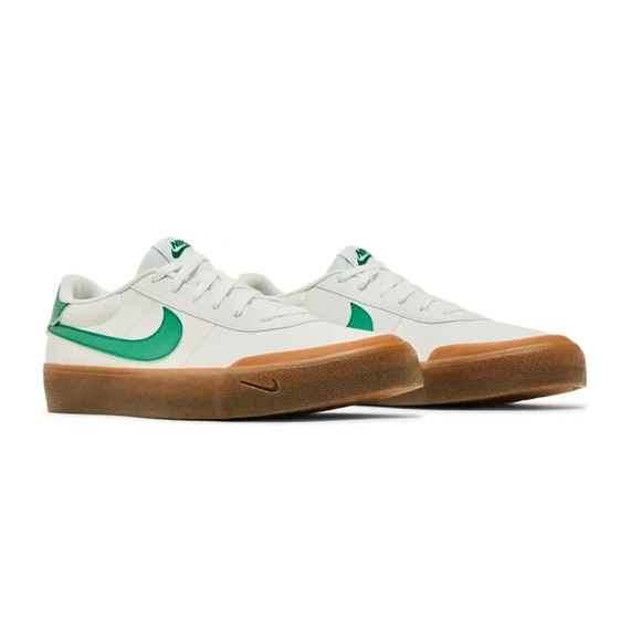Nike Men's Court Shot Tennis Lifestyle Shoes White Malachite Green Gum Size 8.5